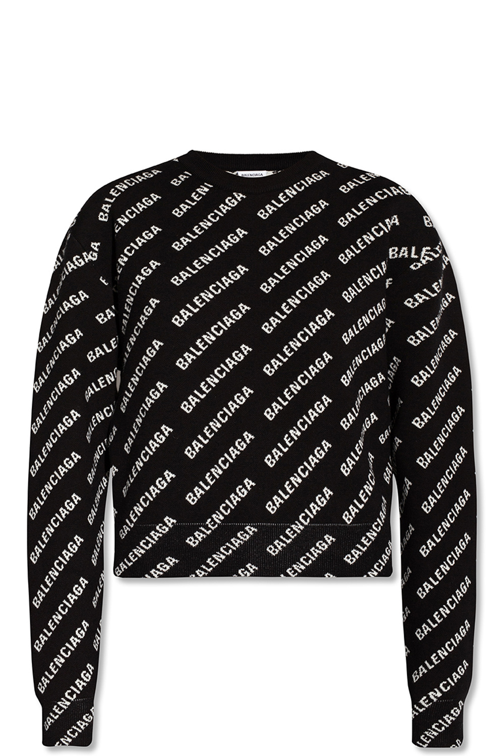 Balenciaga logo print sweatshirt online